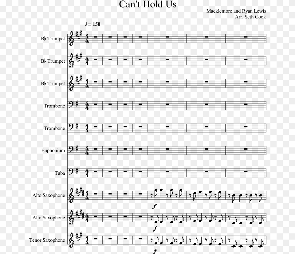 March Madness Piano Sheet Music Marvel Fanfare Sheet Music Clarinet, Gray Free Png