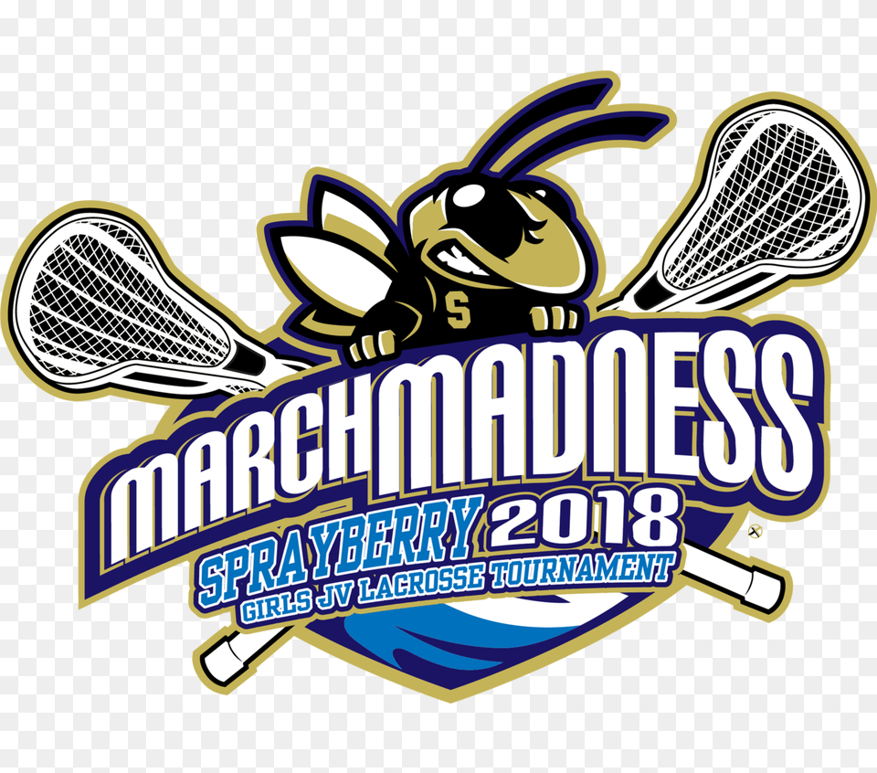 March Madness Sprayberry Girls Jv Lacrosse Tournament Simax, Animal, Bee, Insect, Invertebrate Png