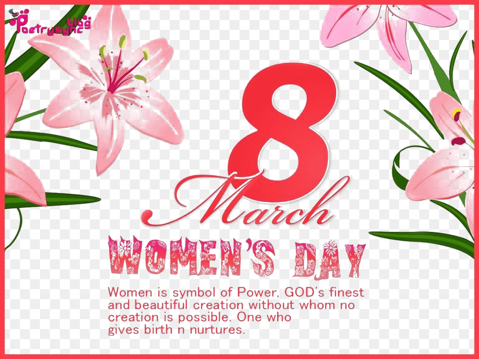 March No Background International Women39s Day Greeting, Advertisement, Poster, Envelope, Greeting Card Png