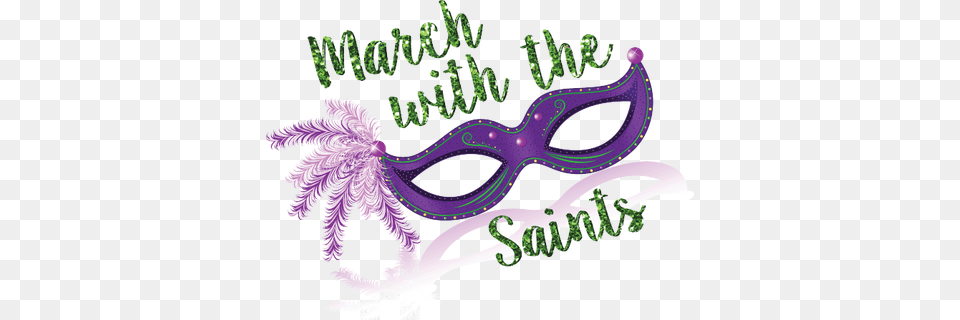 March With The Saints Logo John Paul Ii Catholic High School, Carnival, Crowd, Mardi Gras, Parade Free Png