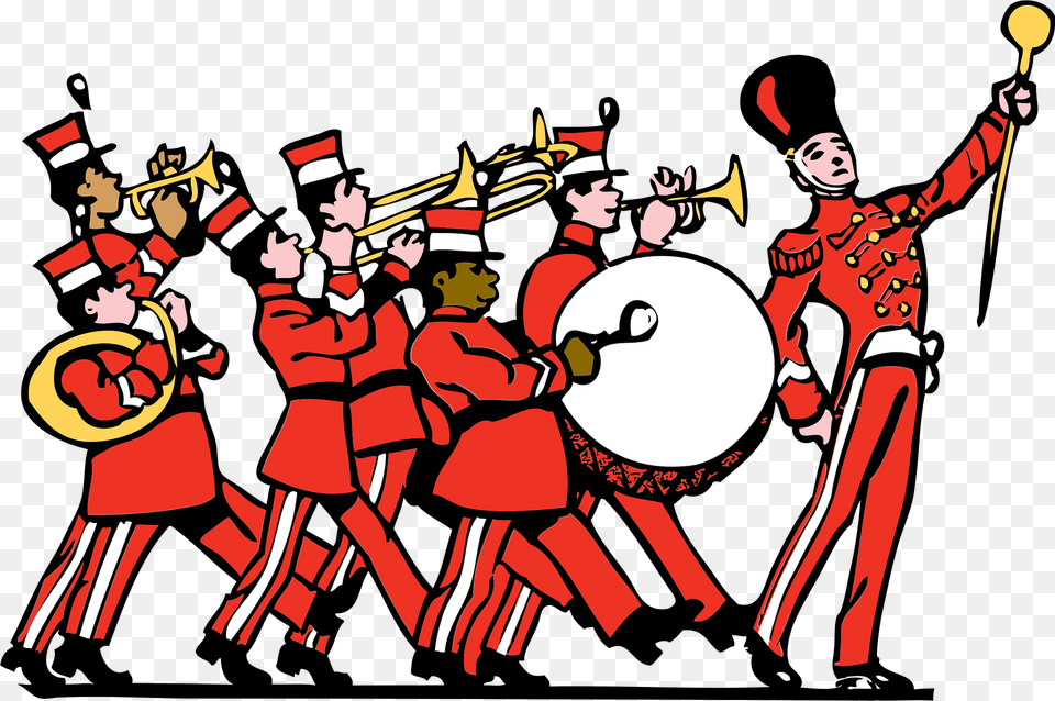 Marching Band Clipart, Person, Performer, People, Musician Free Png
