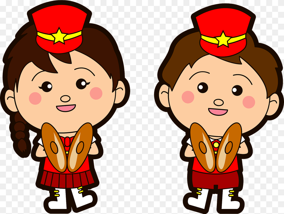 Marching Band Cymbal Players Clipart, Baby, Person, Face, Head Png