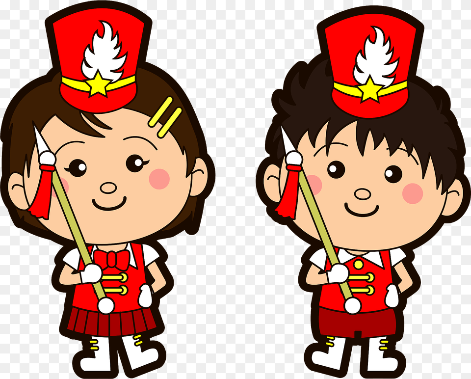 Marching Band Drum Major Clipart, Baby, Person, Face, Head Free Png Download