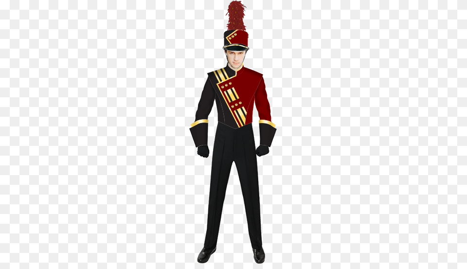 Marching Band Uniforms Color Guard Costumes Band Accessories, Clothing, Costume, People, Person Free Png Download