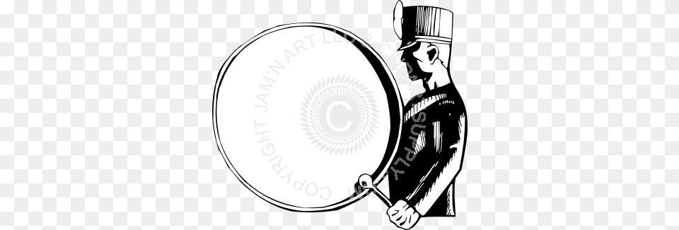 Marching Bass Drum Clip Art, Musical Instrument, Percussion Png Image
