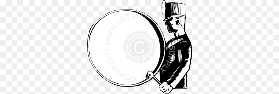 Marching Bass Drum Clip Art, Musical Instrument, Percussion Free Png