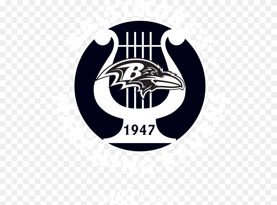Marching Ravens Baltimore Marching Ravens Logo, Emblem, Symbol Free Png Download