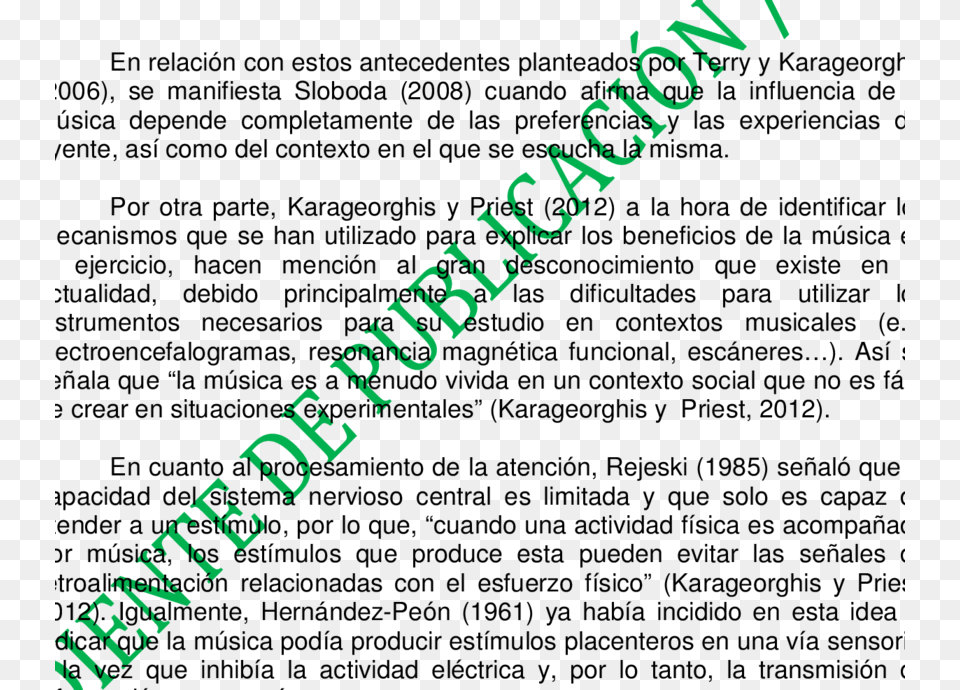 Marco Conceptual De Los Beneficios De La Msica En Document, Green, Text Free Transparent Png