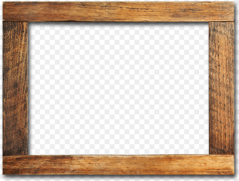 Marco De Madera Gif Empty Picture Frame, Wood, Hardwood, Blackboard Free Transparent Png
