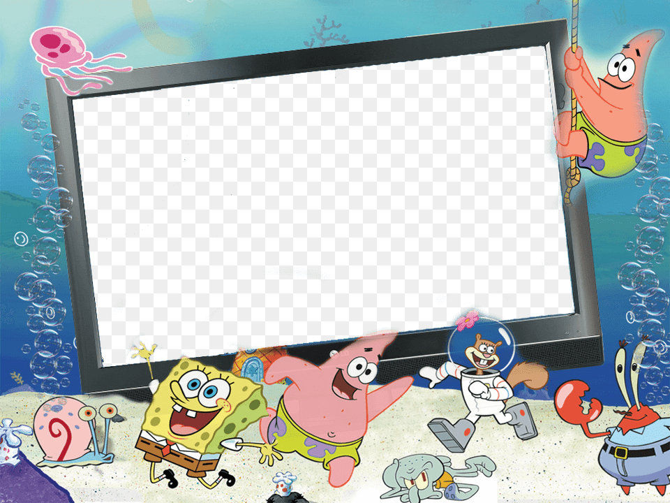 Marco Foto Bob Esponja Spongebob Background, Hardware, Screen, Monitor, Computer Hardware Free Png