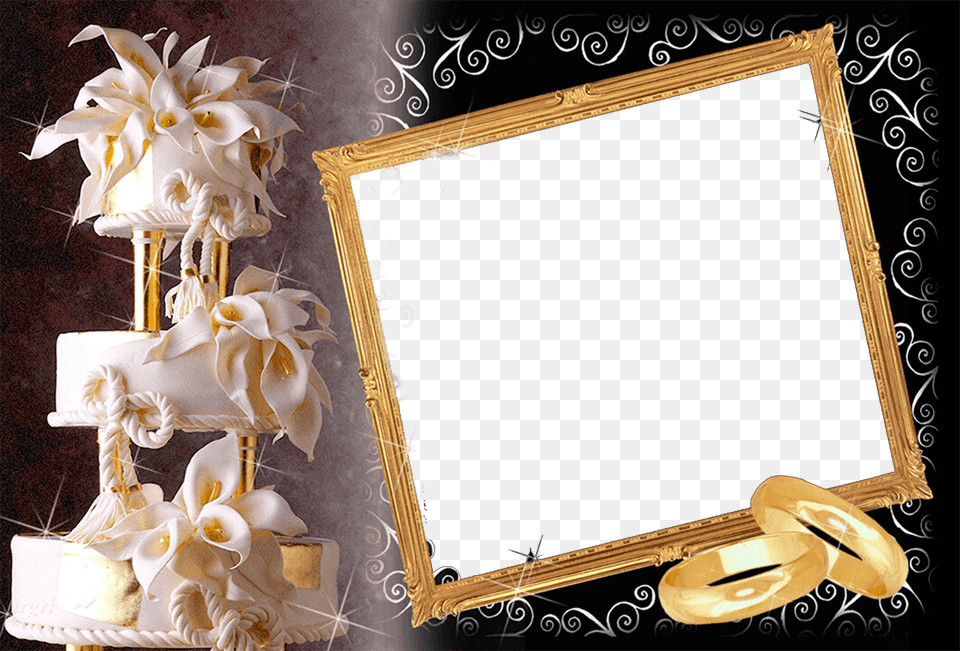 Marco Foto Con Tarta De Bodas Bulletin Wedding Our Love Is Forever I Peter, Cream, Dessert, Food, Icing Free Transparent Png