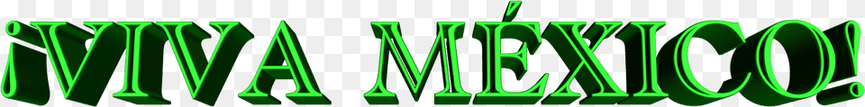 Marco Letras Viva Mexico, Green, Light, Neon Png Image