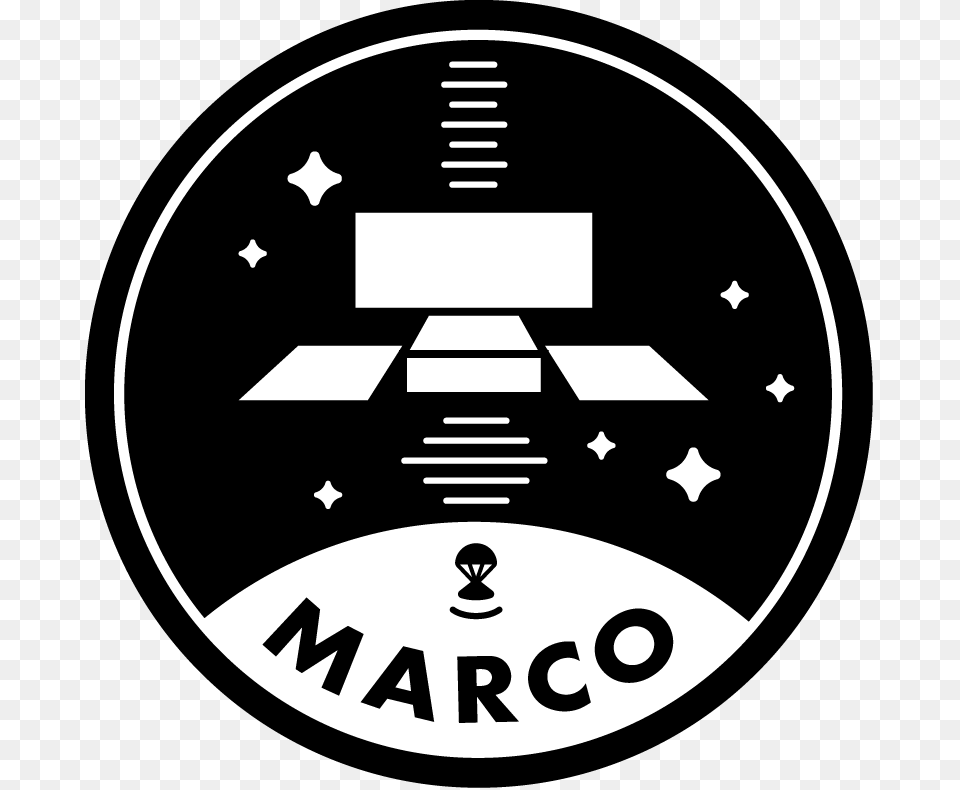 Marco Logo Bw Mars Cube One Patch, Disk, Symbol Png
