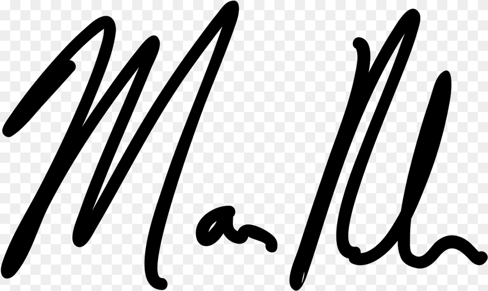 Marco Rubio Signature, Gray Free Png