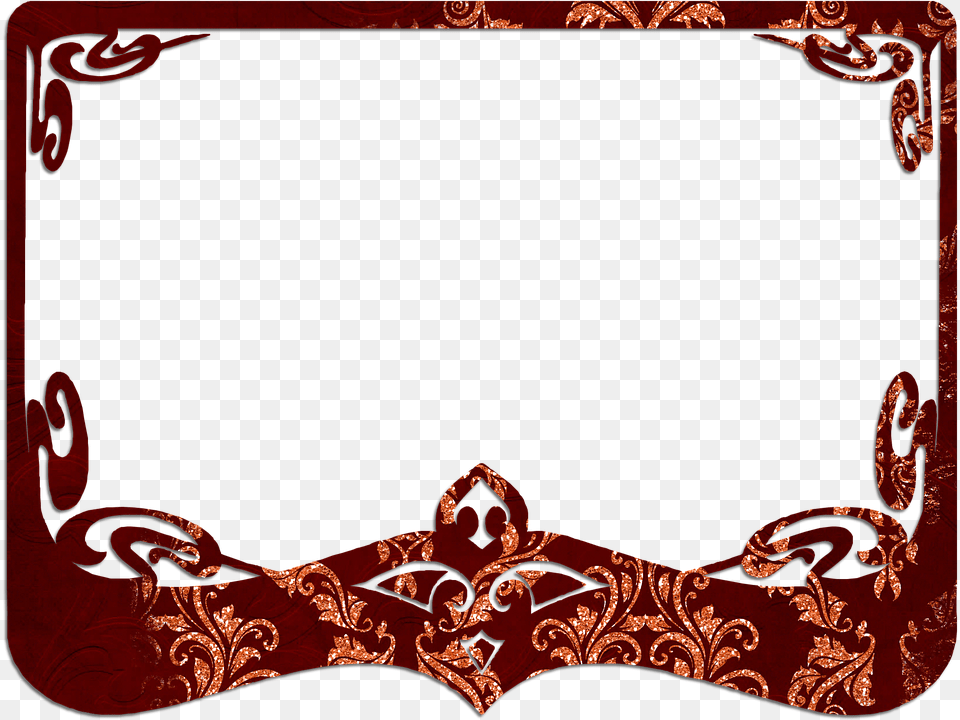 Marco Vintage Rojo Image, Home Decor, Accessories, Pattern Png