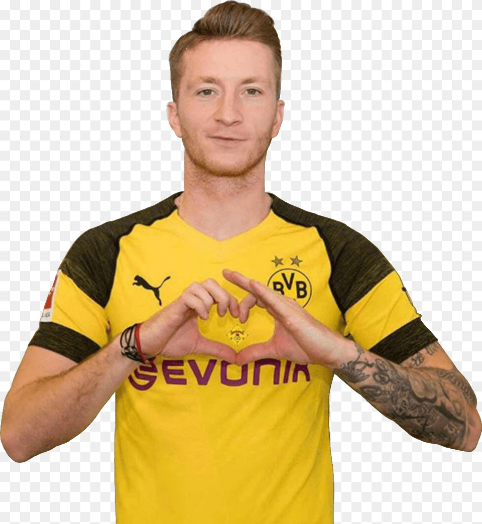 Marcoreus Reus Mr11 Bvb Borussia Dortmund, Tattoo, T-shirt, Sleeve, Skin Free Png