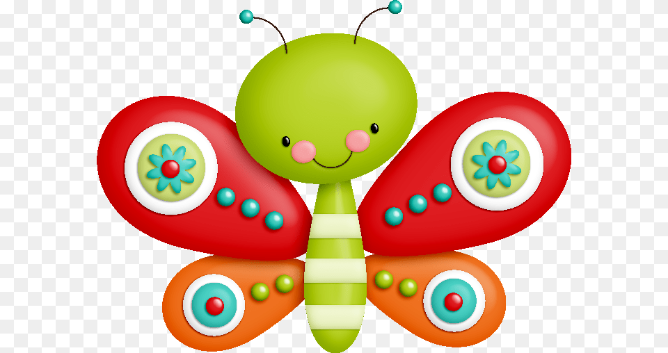 Marcos Con Mariposas Y Flores, Rattle, Toy, Food, Sweets Png