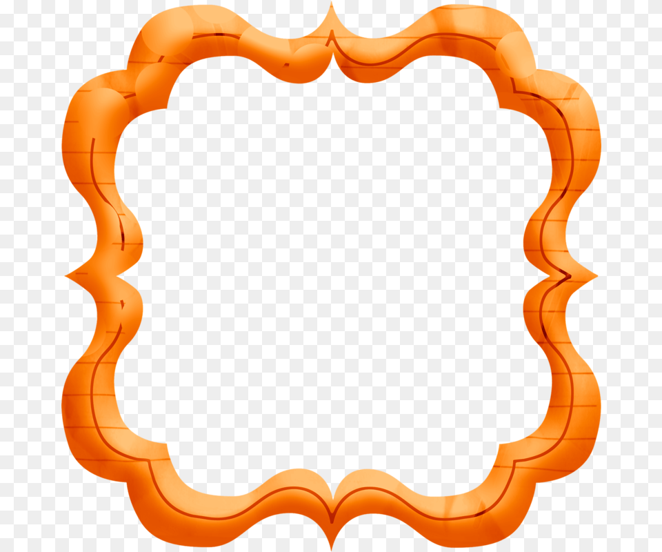 Marcos De Color Naranja, Mirror Free Transparent Png