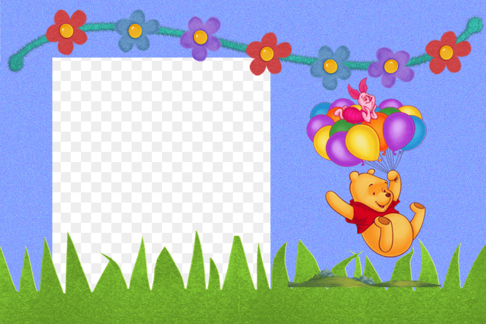 Marcos De Mickey Mouse Para Ni Os Marcos Gratis Winnie The Pooh Glitter, Balloon, People, Person, Toy Free Transparent Png