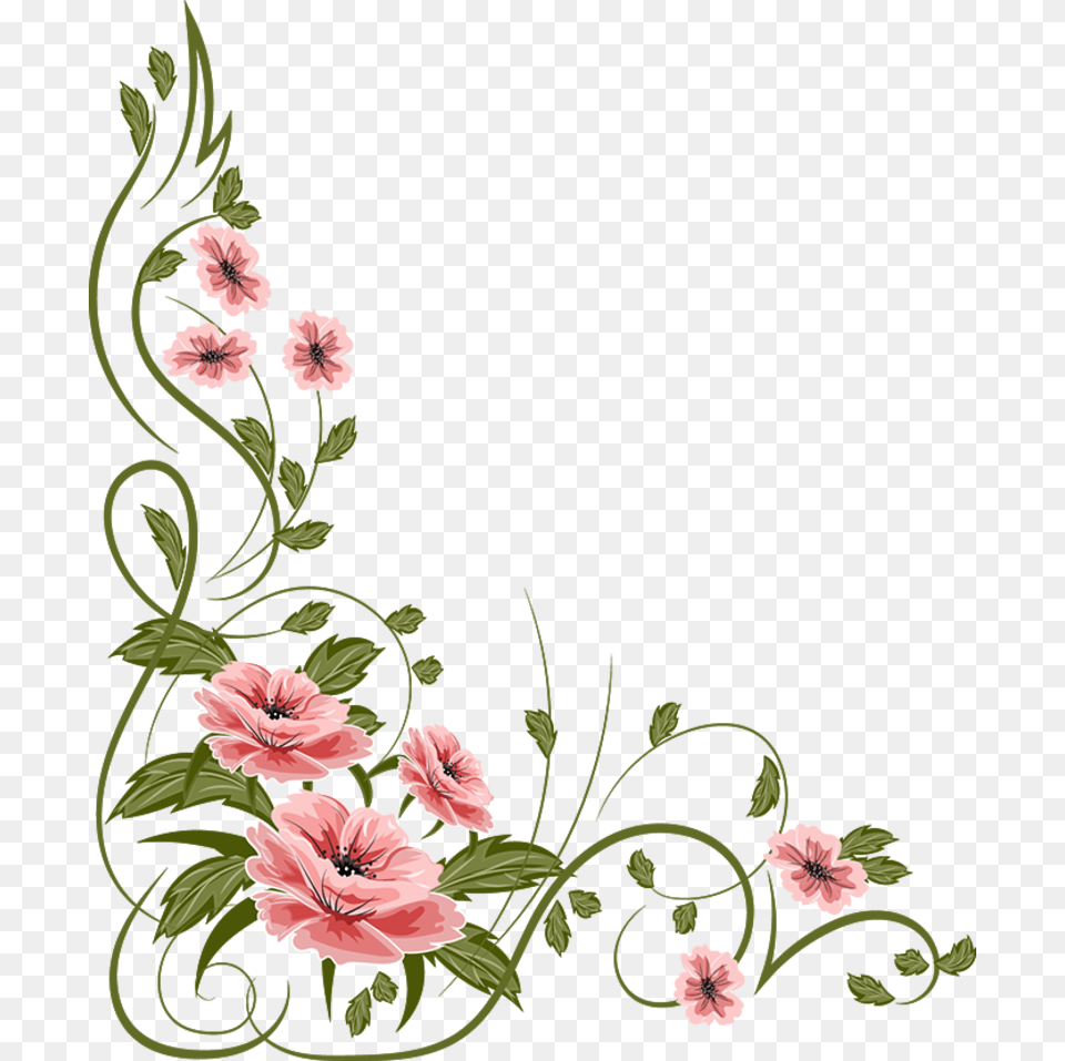 Marcos Flores Vintage Flower Vector, Art, Floral Design, Graphics, Pattern Png