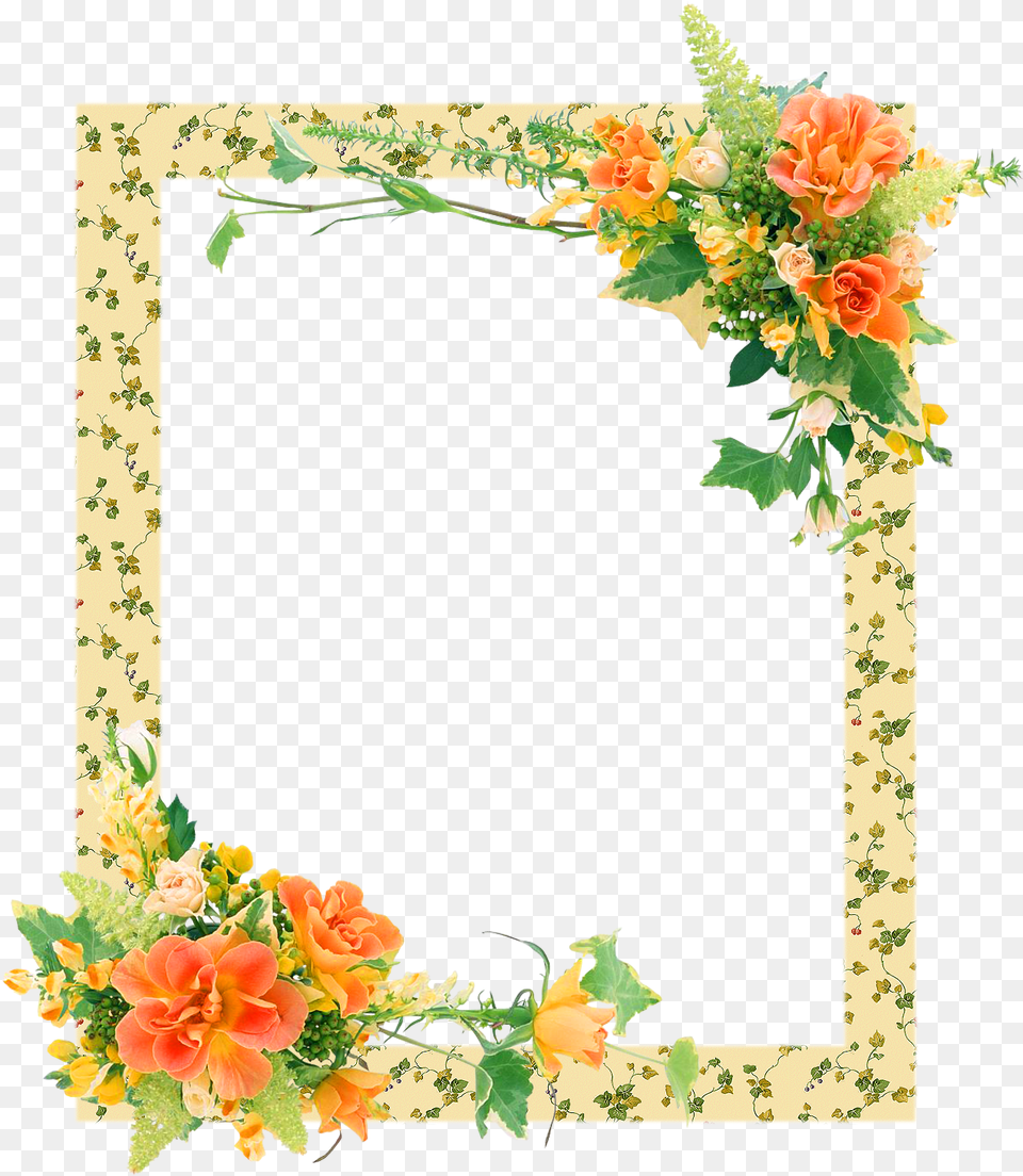 Marcos Para Fotos Con Flores Flower Frames, Art, Floral Design, Graphics, Pattern Free Png
