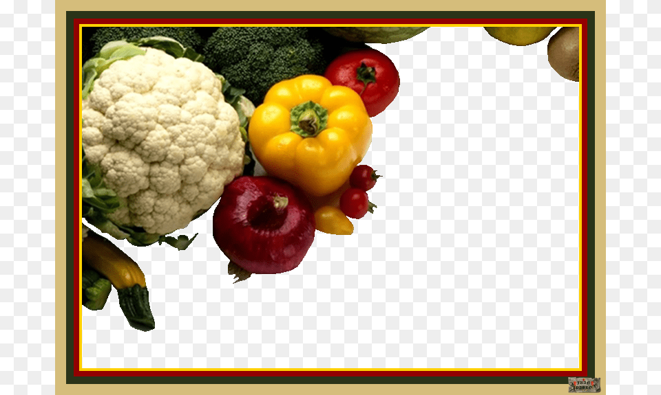 Marcos Photoscape Verduras Disposable Food Preperation Gloves Polyethylene Box, Produce, Cauliflower, Plant, Vegetable Free Png