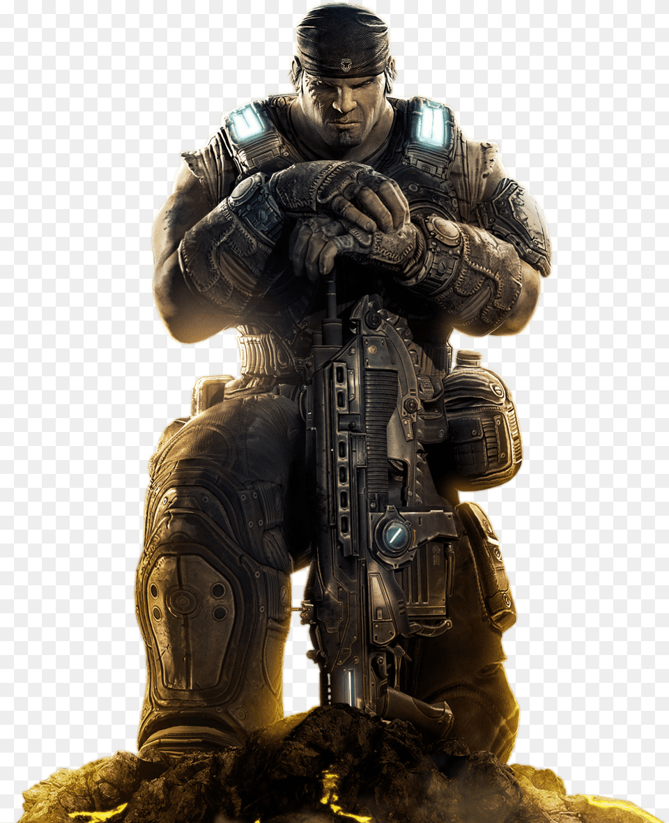 Marcus Fenix Gears Of War, Adult, Male, Man, Person Png