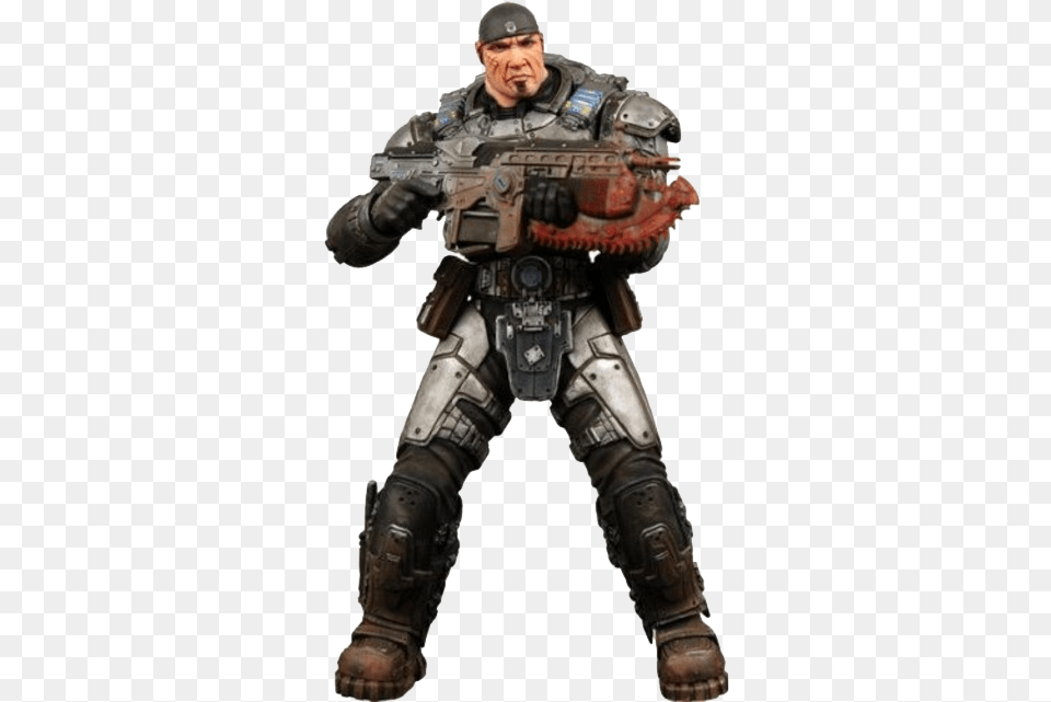 Marcus Fenix Photos Marcus Fenix Neca, Gun, Weapon Free Png