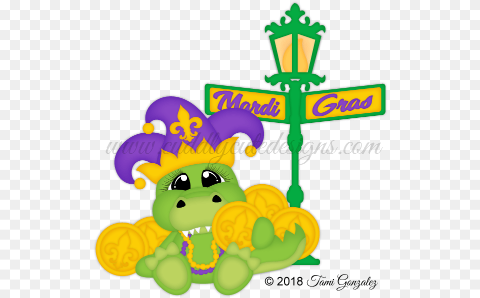 Mardi Gras Alligator Alligators, Bulldozer, Machine Free Transparent Png