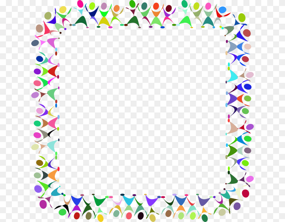 Mardi Gras Bead Clipart Cute Border Frame, Paper, Confetti, Pattern, Blackboard Free Png Download