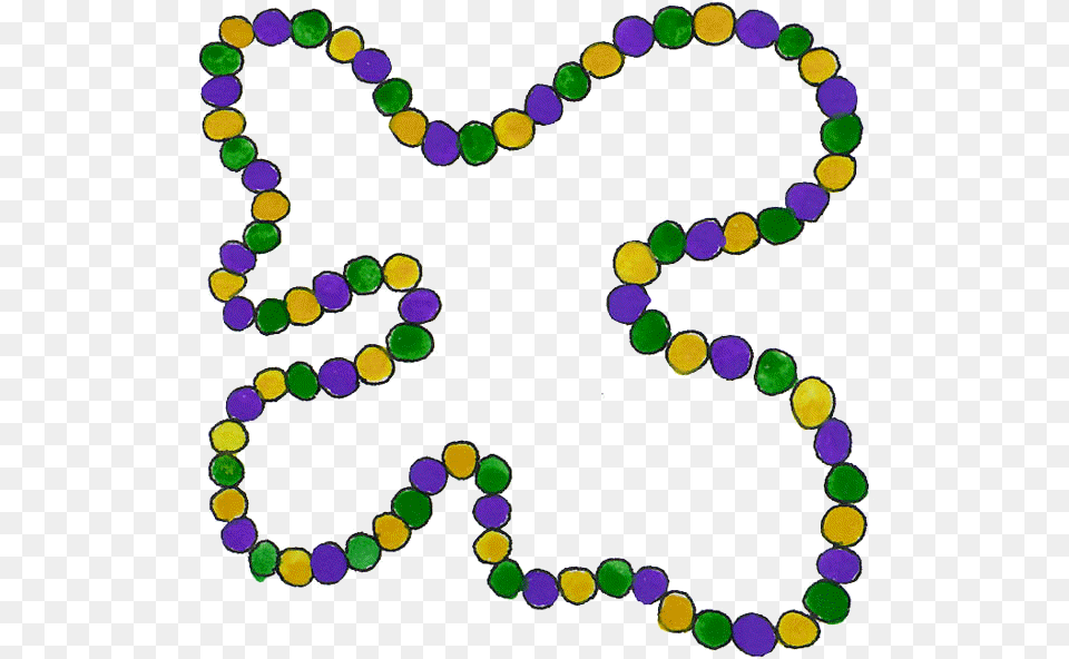 Mardi Gras Beads Clipart Clip Art Mardi Gras Beads, Purple, Accessories, Jewelry, Necklace Free Png Download