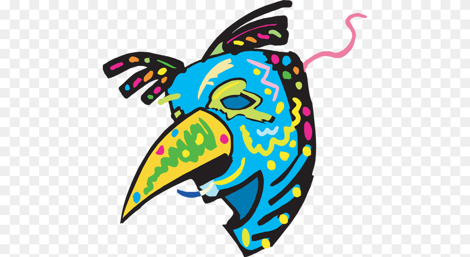 Mardi Gras Clip Art, Animal, Beak, Bird, Graphics Free Png Download