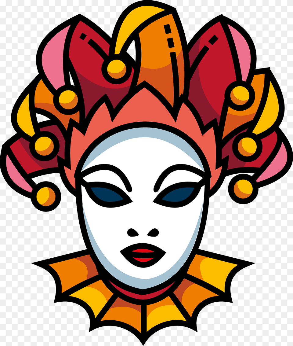 Mardi Gras Clipart, Carnival, Face, Head, Person Free Png