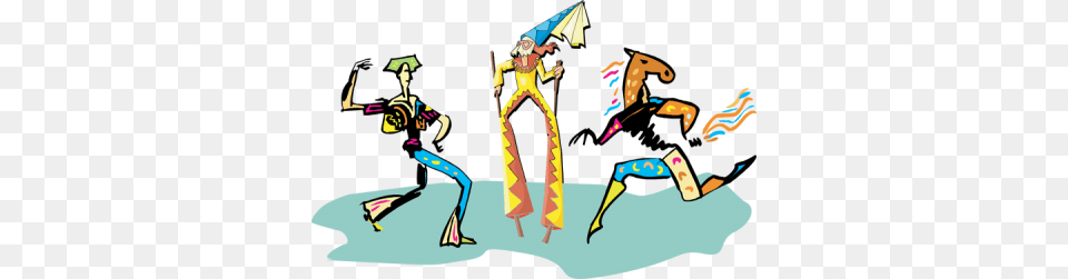 Mardi Gras Clipart Clipartaz Clipart Collection, Person, Stilts, Art, Baby Free Png Download