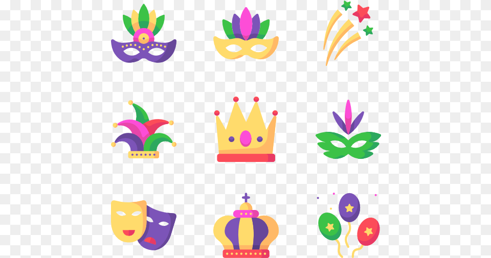 Mardi Gras Clipart Mardi Gras Icons, Accessories, Jewelry, Crown, Face Free Transparent Png