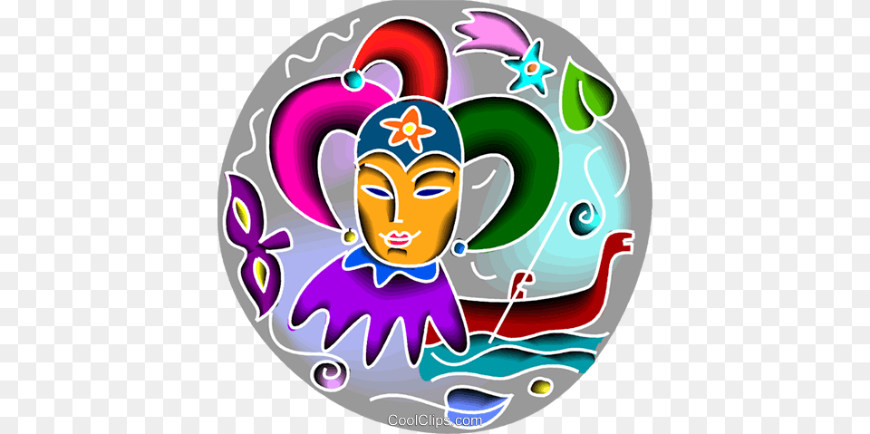 Mardi Gras Costume With Gondola Royalty Vector Clip Art, Face, Head, Person, Baby Free Transparent Png