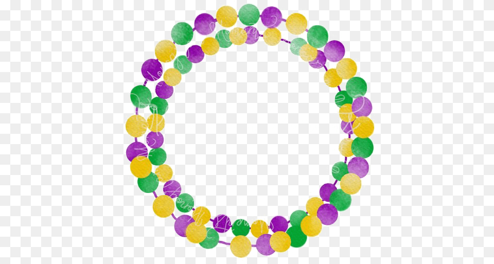 Mardi Gras Download Circle Mardi Gras Beads, Purple, Flower, Plant Png