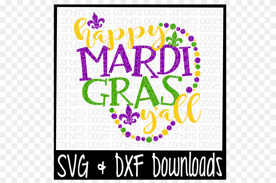 Mardi Gras Happy Mardi Gras Yall Beads, Advertisement, People, Person, Poster Png