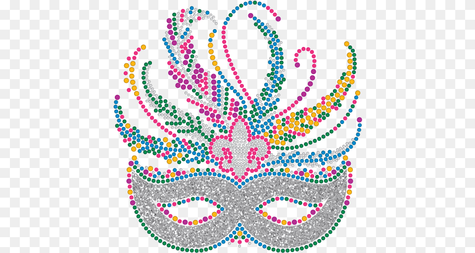 Mardi Gras Mask, Accessories, Pattern, Crowd, Person Png Image
