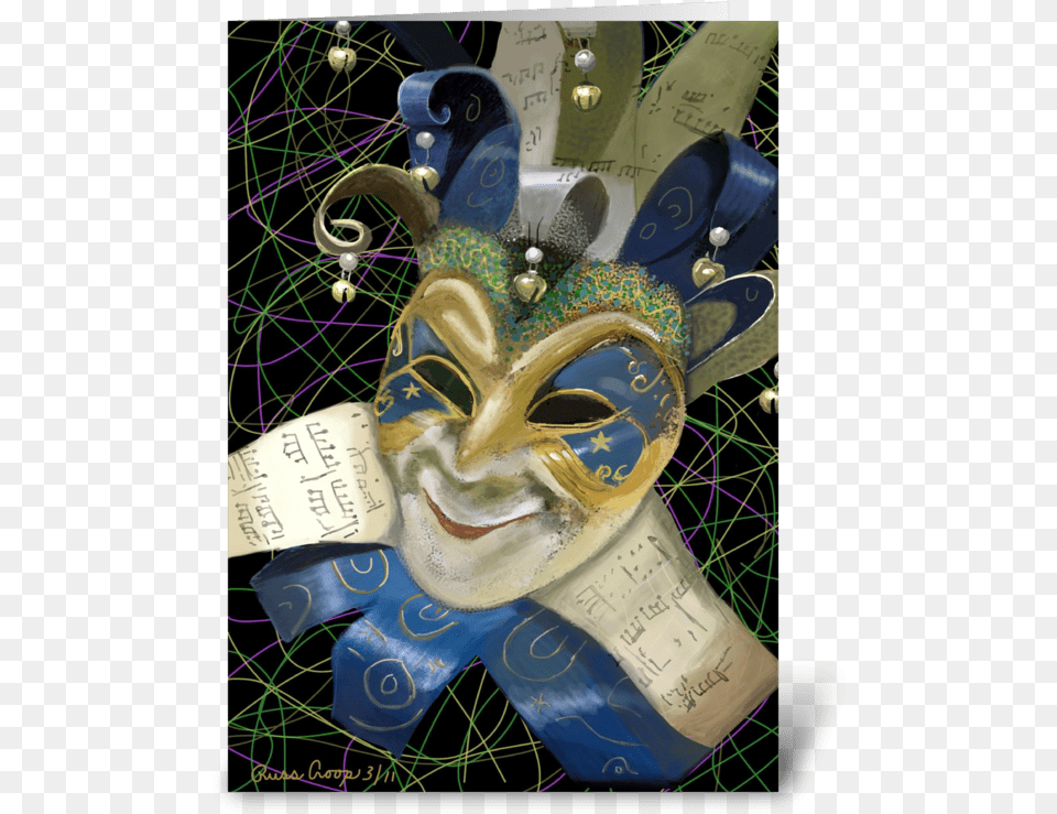 Mardi Gras Mask Greeting Card, Carnival, Crowd, Person, Mardi Gras Free Transparent Png