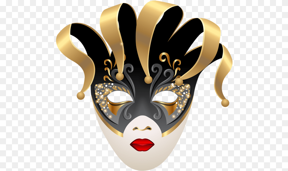 Mardi Gras Masks Clipart Transparent, Mask, Adult, Female, Person Png Image