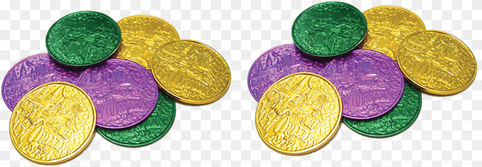Mardi Orleans Coins Doubloon Gras In Coin Clipart Mardi Gras Coins, Money Free Png