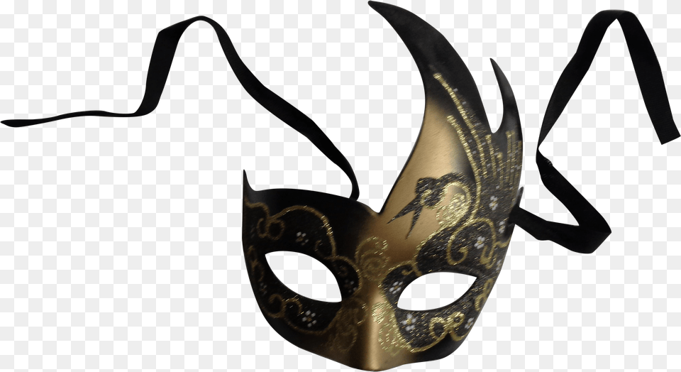 Mardi Venice Gold Carnival Gras Mask Mask, Blade, Dagger, Knife, Weapon Free Transparent Png