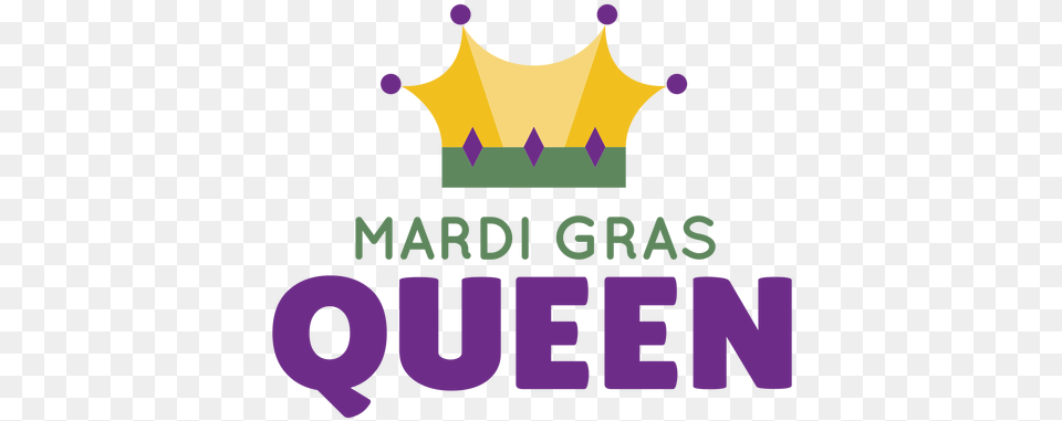 Mardigras Queen Crown Color Lettering Color Of Queen Crown, Logo, Accessories, Jewelry Free Png