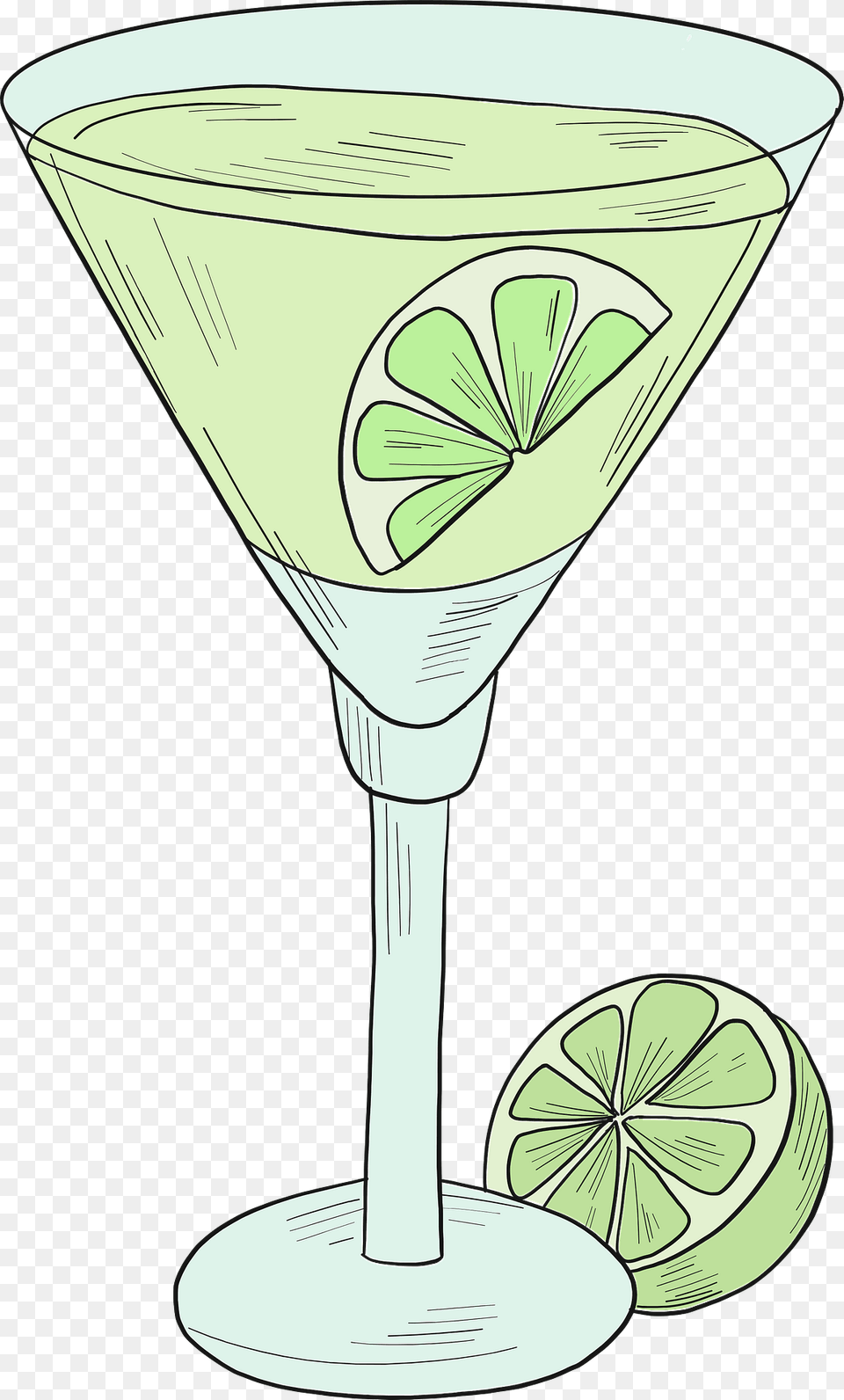 Margarita Cocktail Clipart, Alcohol, Beverage, Glass, Martini Free Png