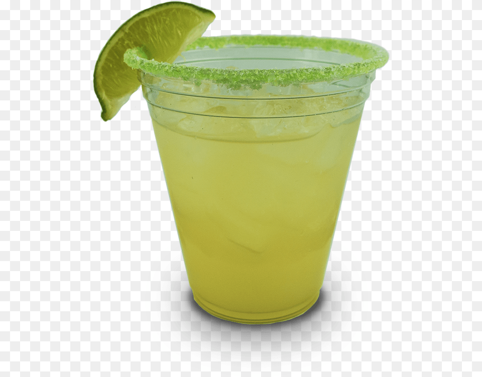 Margarita In Plastic Cup, Beverage, Lemonade, Produce, Plant Free Transparent Png