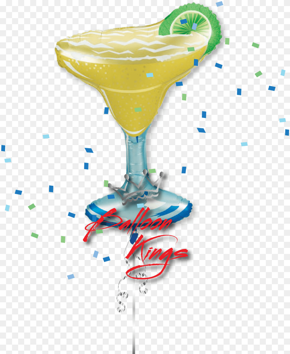 Margarita Paradise Glass 36 Inch Margarita Glass Foil Balloon, Alcohol, Beverage, Cocktail, Food Free Png