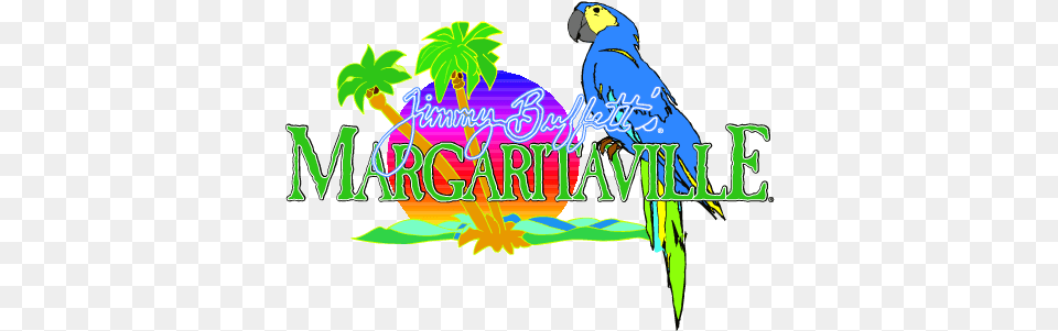 Margaritaville Cliparts Download Jimmy Buffett Margaritaville Logo, Animal, Bird, Parrot, Plant Free Transparent Png