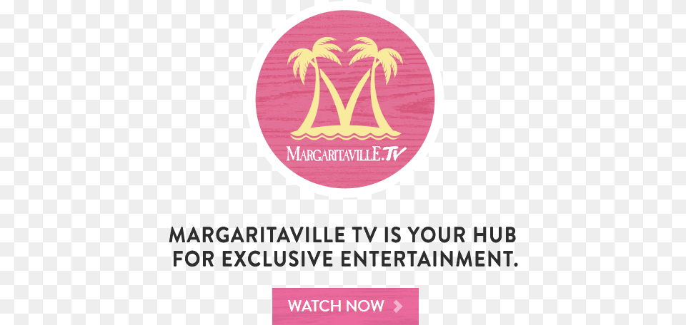 Margaritaville Tv Alfacon, Logo, Sticker Free Transparent Png