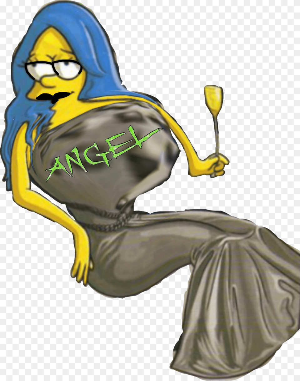 Marge Margesimpson Simpson Simpsons Thesimpson Cartoon, Woman, Adult, Person, Female Free Png